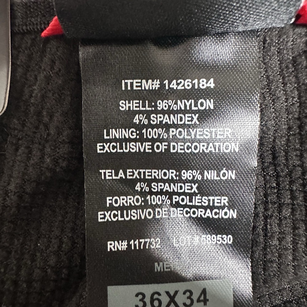 Gerry Venture Fleece Lined Pants Mens Size 36x33 Black Straight Outdoor READ - Picture 11 of 11
